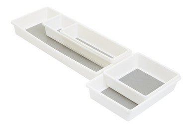 Set of 5 Plastic Drawer Organiser | Romm