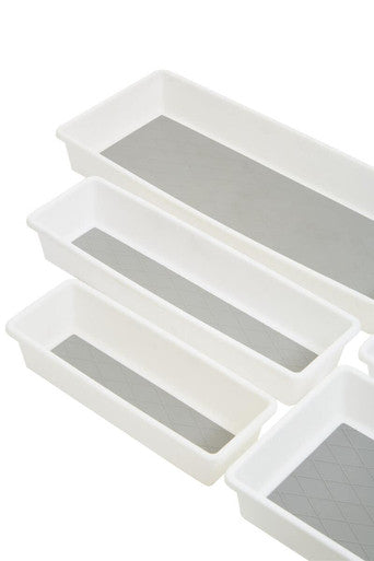 Set of 5 Plastic Drawer Organiser | Romm