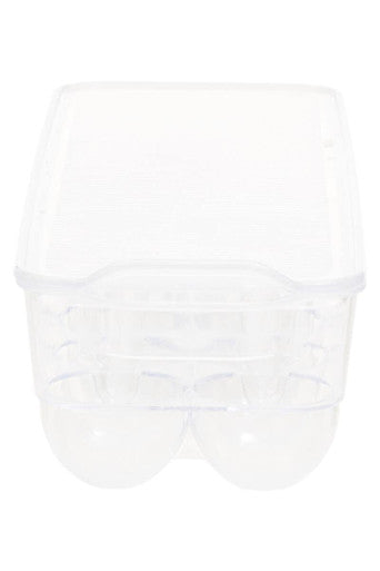Clear Plastic 14 Egg Storage Tray with Lid | Romm