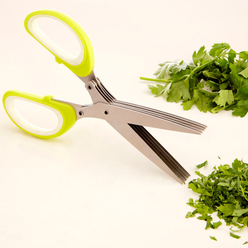 Lime Green and White Herb Scissors | Tyri