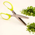 Lime Green and White Herb Scissors | Tyri