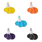 Blue Collapsible Silicone Measuring Cups | Zing