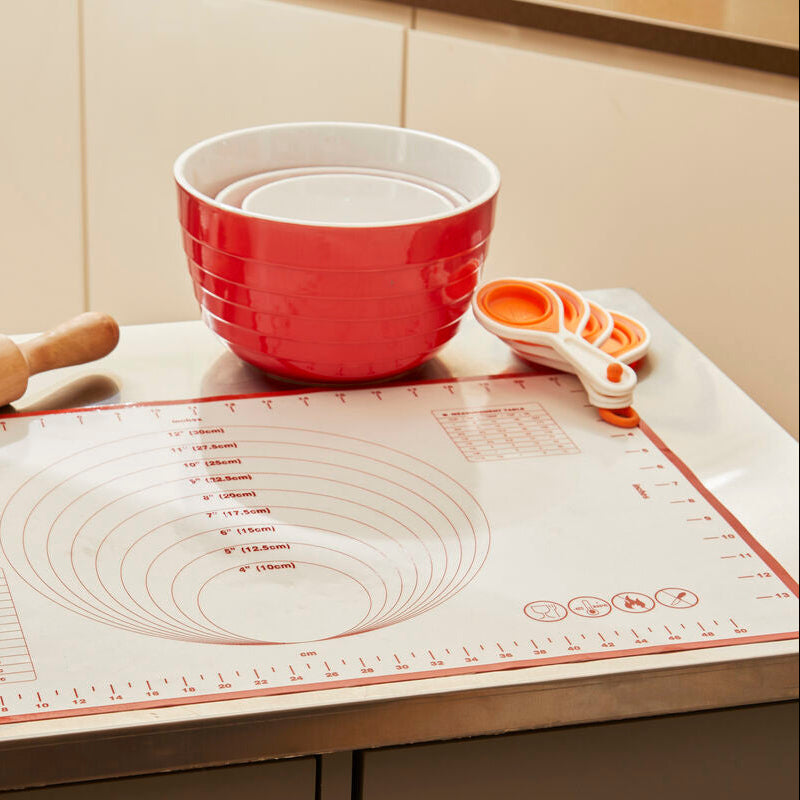 Set Of 4 Collapsible Orange Silicone Measuring Cups | Zing