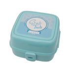 4 Compartments Mint Green Lunch Box | Grub Tub