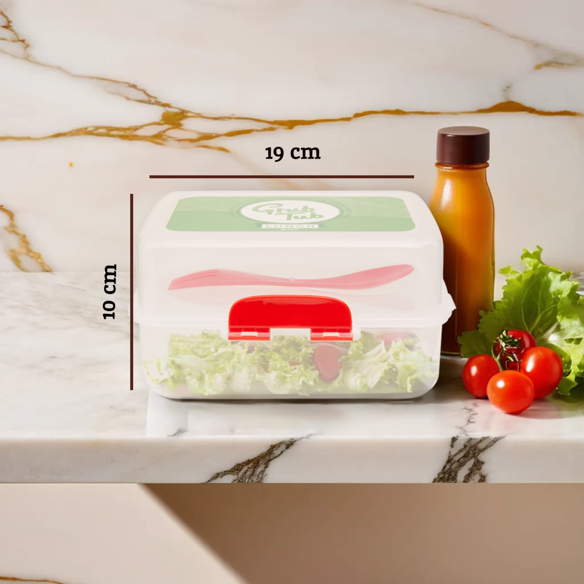 3 Compartments Lunch Box | Grub Tub
