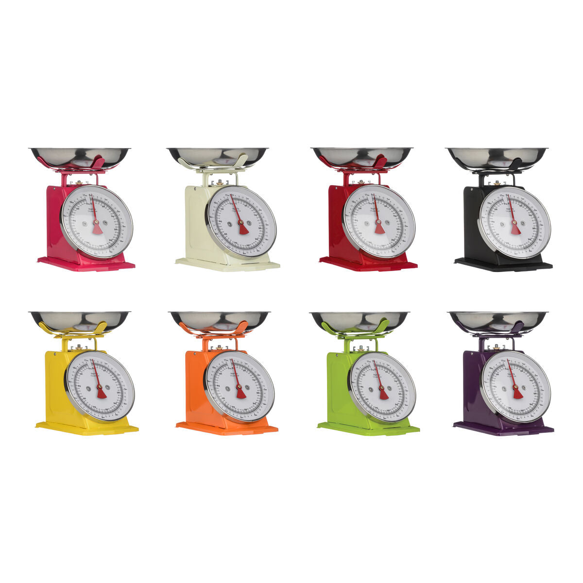 5Kg Hot Pink Retro Kitchen Scale | Olivier