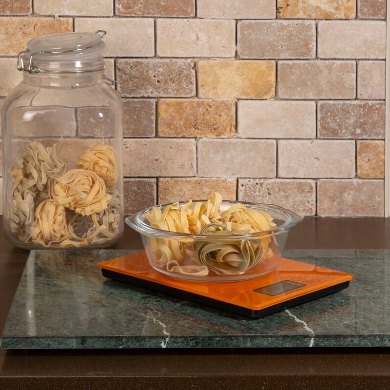 Orange Glass Kitchen Scale | Zing