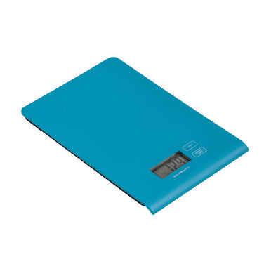 Blue Tempered Glass Kitchen Scale | Zing