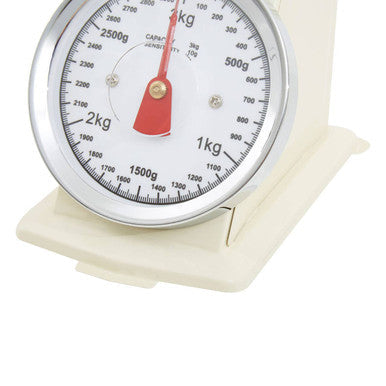 3Kg Cream Retro Kitchen Scale | Olivier