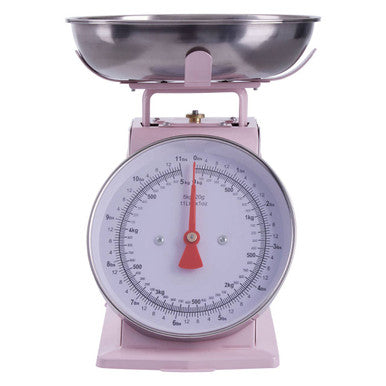 5Kg Pink Retro Kitchen Scale | Olivier
