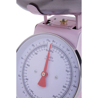 5Kg Pink Retro Kitchen Scale | Olivier