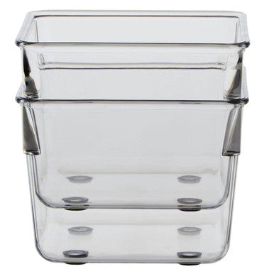 Small Set of Two Square Kitchen Organisers | Romm