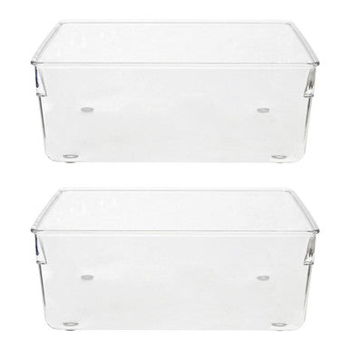 Set of Two Square Pantry or Fridge Organisers | Romm