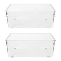 Set of Two Square Pantry or Fridge Organisers | Romm