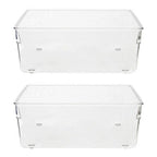 Set of Two Square Pantry or Fridge Organisers | Romm