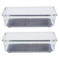 Medium Set of Two Kitchen Organisers with Rubber Insert | Romm