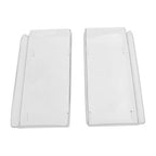 Set of Two Stackable Fridge Storage Trays | Romm