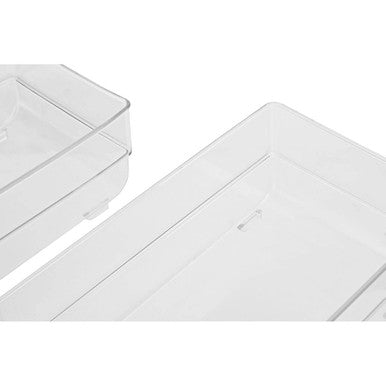 Set of Two Stackable Fridge Storage Trays | Romm