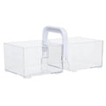 Clear Plastic Kitchen Organiser with Handle | Romm