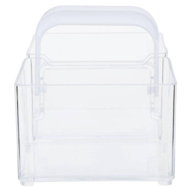 Clear Plastic Kitchen Organiser with Handle | Romm