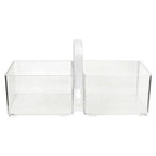 Clear Plastic Kitchen Organiser with Handle | Romm
