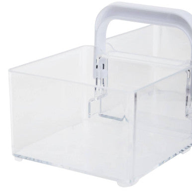 Clear Plastic Kitchen Organiser with Handle | Romm