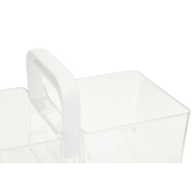 Clear Plastic Kitchen Organiser with Handle | Romm