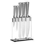 5 Piece Knife Set with Acrylic Block | Corsico