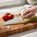 5 Piece Knife Set with Acrylic Block | Corsico