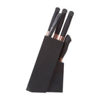 11 Piece Black Knife Set with Block | Corsico