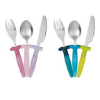 Children's 3 Piece Blue and Yellow Cutlery Set | Kai