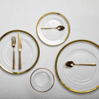 Glow 16 Piece Gold Cutlery Set | Avie