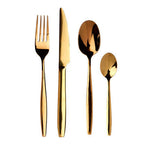 Aura 16 Piece Gold Cutlery Set | Avie
