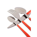 24 Piece Multi Coloured Cutlery Set | Zuma