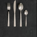 16 Piece Etched Deco Cutlery Set | Avie