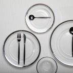 16 Piece Matte Black Cutlery Set | Modern Retro