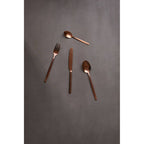 16 Piece Rose Gold Finish Cutlery Set | Avie