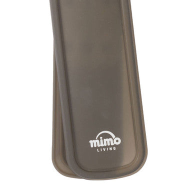 3 Piece Black Travel Cutlery Set with Case | Mimo
