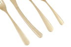 16 Piece Antique Gold Finish Cutlery Set | Avie