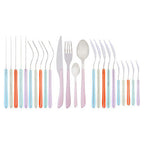 24 Piece Multi Pastel Coloured Cutlery | Zuma