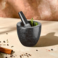 Speckled Charcoal Granite Mortar and Pestle | Norse