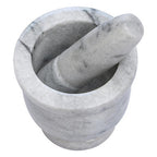 White Marble Large Mortar and Pestle | Salerno