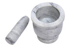 White Marble Large Mortar and Pestle | Salerno