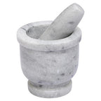 White Marble Large Mortar and Pestle | Salerno