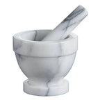 White Marble Large Mortar and Pestle | Salerno
