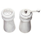 White Marble Salt & Pepper Set | Salerno