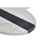White and Grey Marble Round Paddle Board | Bulgari