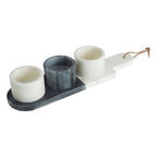 Marble Condiment Bowls and Board Set | Bulgari