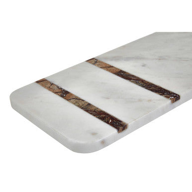 White and Brown Forest Marble Paddle Board | Annika