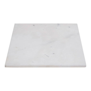 Rectangular White Marble Chopping and Serving Board | Kindia